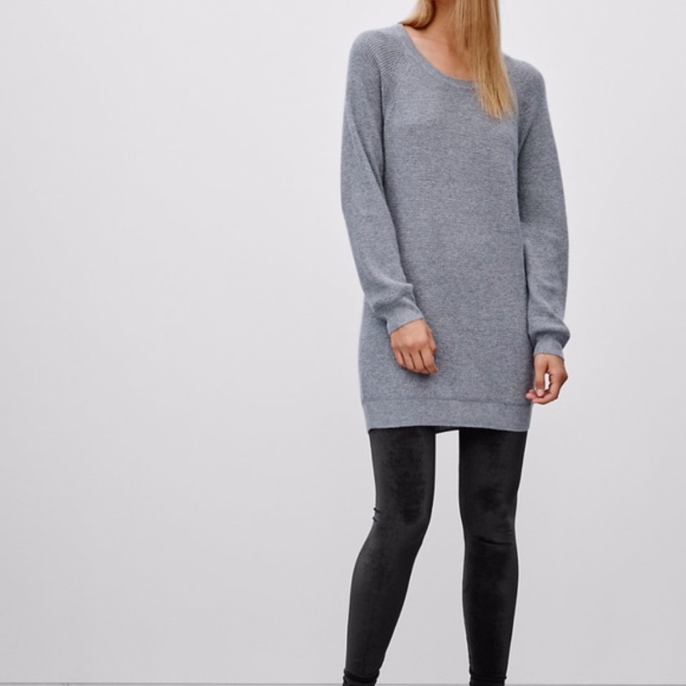 Aritzia Talula Black Velvet Leggings Pull On Sz Sm